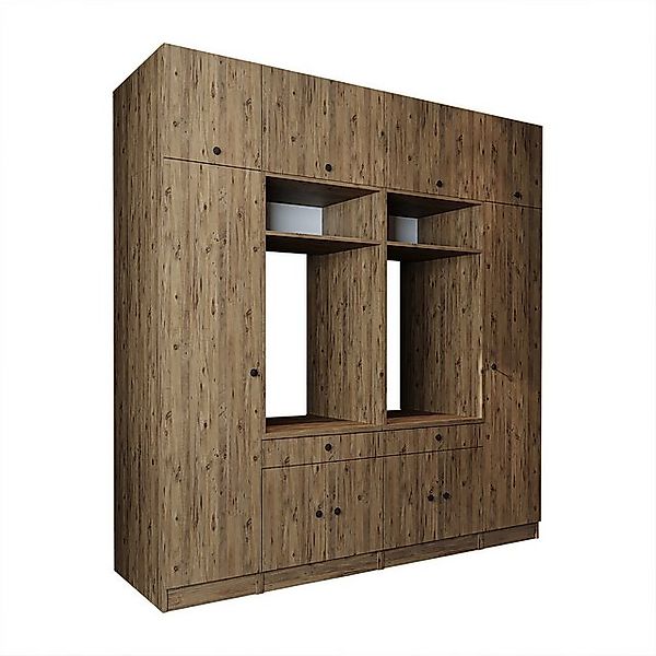 Roomart Waschmaschinenumbauschrank 224 cm (Schrankwand für Waschküche und H günstig online kaufen