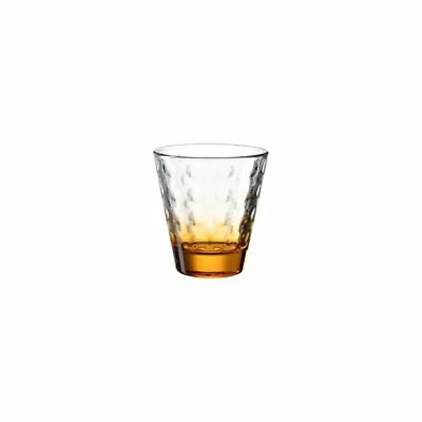 LEONARDO OPTIC Trinkglas klein 215 ml mit farbigem Boden gemischtes 6er Set günstig online kaufen