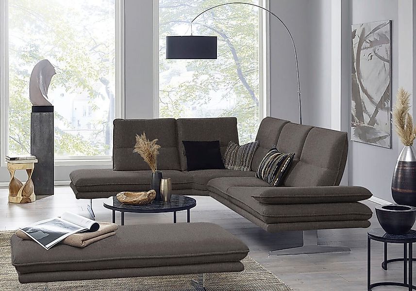 W.SCHILLIG Ecksofa »broadway, Designsofa, mit tollem Sitzkomfort, L-Form« S günstig online kaufen
