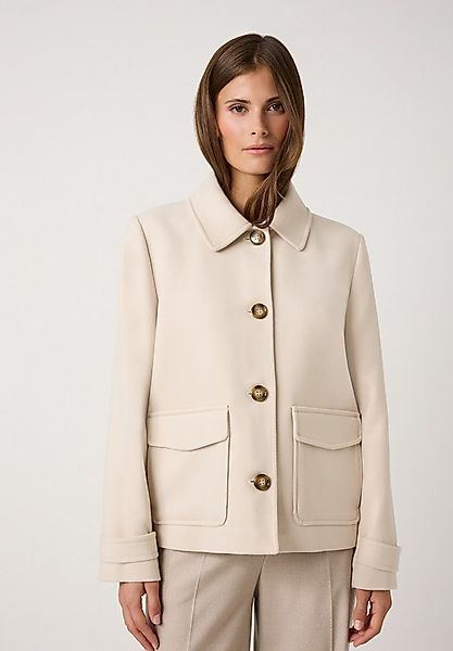 MORE&MORE Kurzjacke Velours Shirt Jacket günstig online kaufen