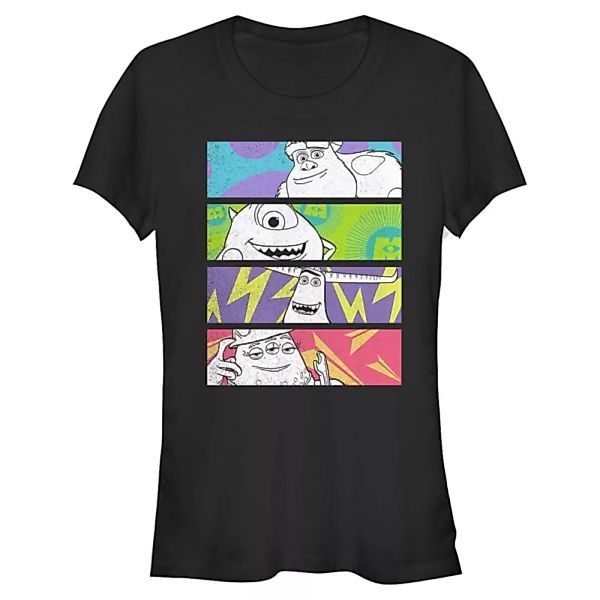 Pixar - Monster - Gruppe Color Panels - Frauen T-Shirt günstig online kaufen