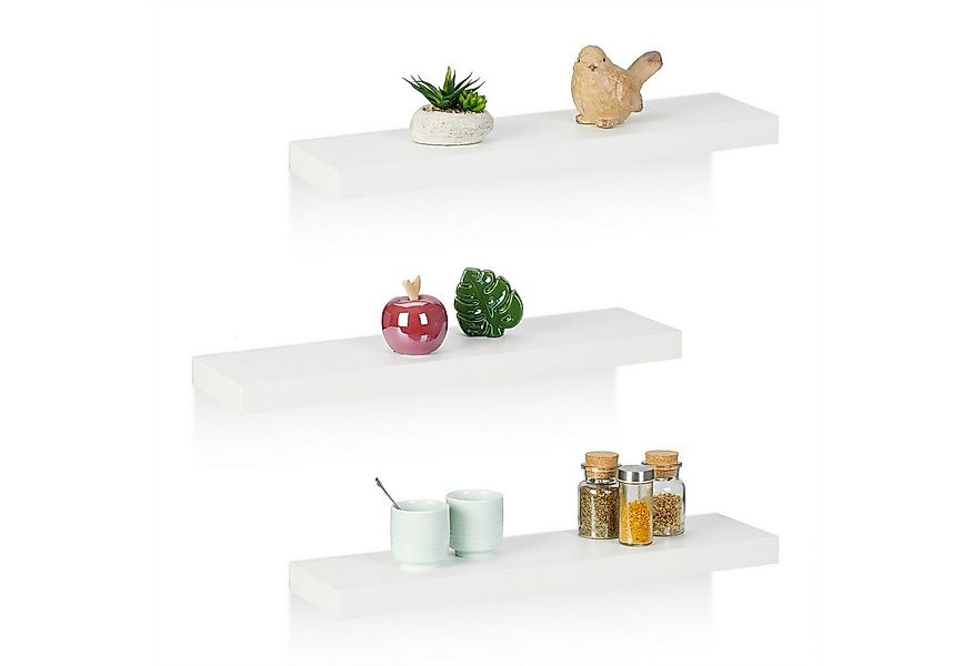 relaxdays Wandregal im 3er Set günstig online kaufen