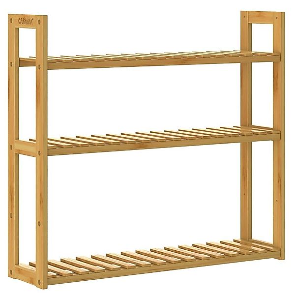 Casaria Badregal, Holz Hängeregal 60x54cm 3 günstig online kaufen