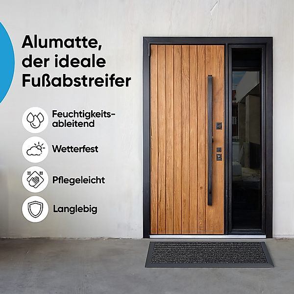 Björn&Schiller Fußmatte Fußmatte außen mit Aluminiumrahmen, günstig online kaufen