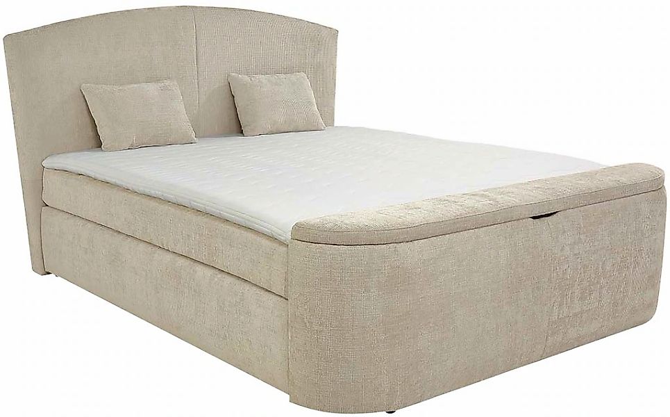 Jockenhöfer Gruppe Boxspringbett "Pia, inklusive Strauraum im Fussteil" 7-Z günstig online kaufen
