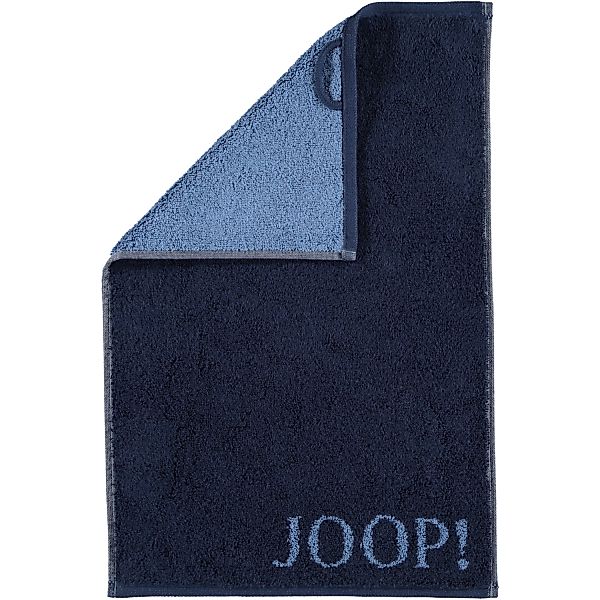 JOOP! Classic - Doubleface 1600 - Farbe: Navy - 14 - Gästetuch 30x50 cm günstig online kaufen