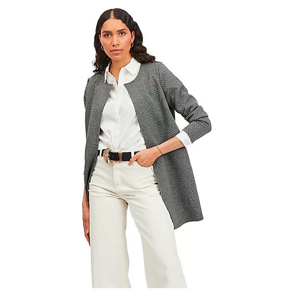 Vila Naja Neue Lange Jacke XS Medium Grey Melange günstig online kaufen