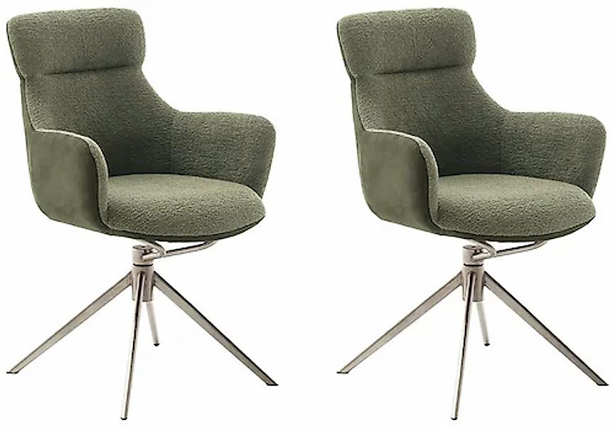 MCA furniture Esszimmerstuhl »PELION« () (2er-Set), drehbar 360°, Dreh- & S günstig online kaufen