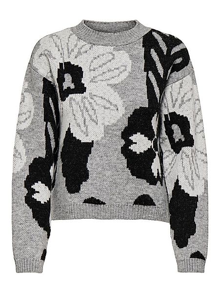 ONLY Rundhalspullover ONLJADE FLOWER LS O-NECK PULL EX KNT günstig online kaufen