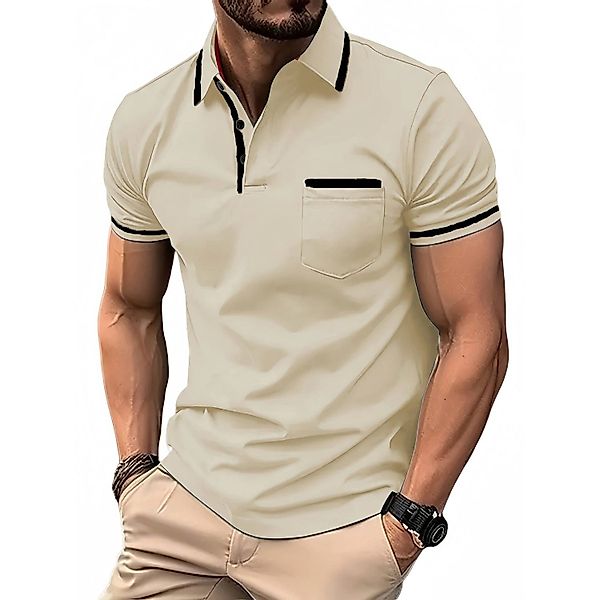 YRIIOMO Kurzarmshirt Sommer Hemd, Herren Knopf günstig online kaufen
