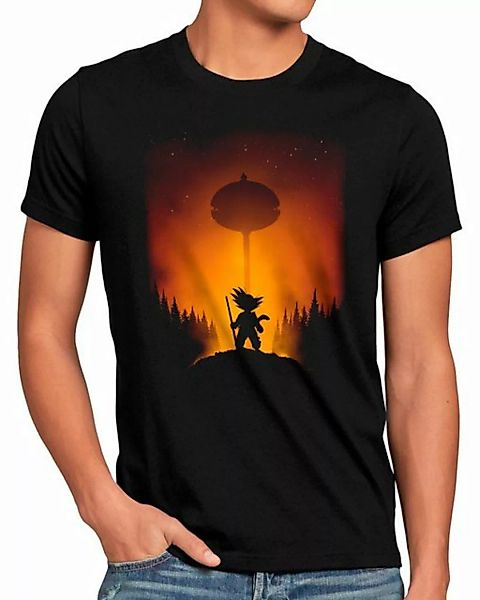style3 Print-Shirt Herren T-Shirt Korin Tower super dragonball z gt songoku günstig online kaufen