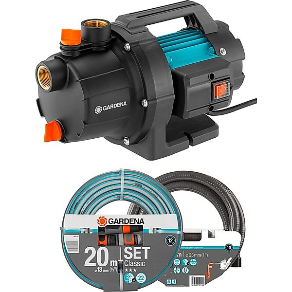 GARDENA Gartenpumpe GARDENA Gartenpumpe 3000/4 BASIC günstig online kaufen