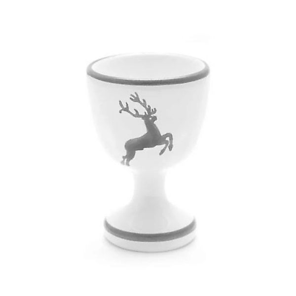 Gmundner Keramik Grauer Hirsch Eierbecher glatt d: 4,9 cm / h: 7,5 cm günstig online kaufen