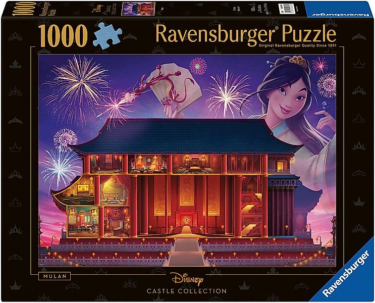 Ravensburger Puzzle Castle Collection - Disney Princess, Mulan, 1000 Puzzle günstig online kaufen