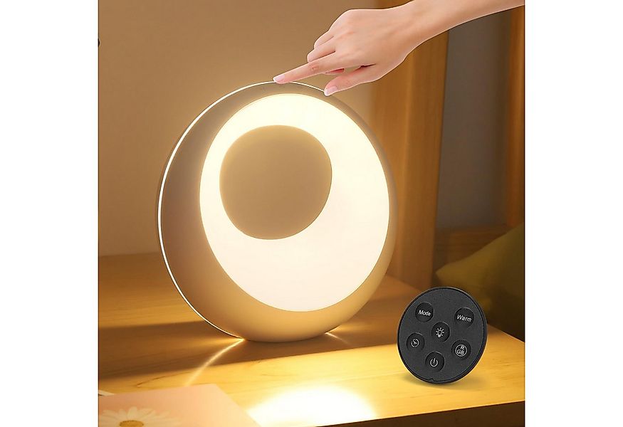 BlingBin Nachttischlampe Touch Dimmbar LED Tischlampe Atmosphärenlampe mit günstig online kaufen