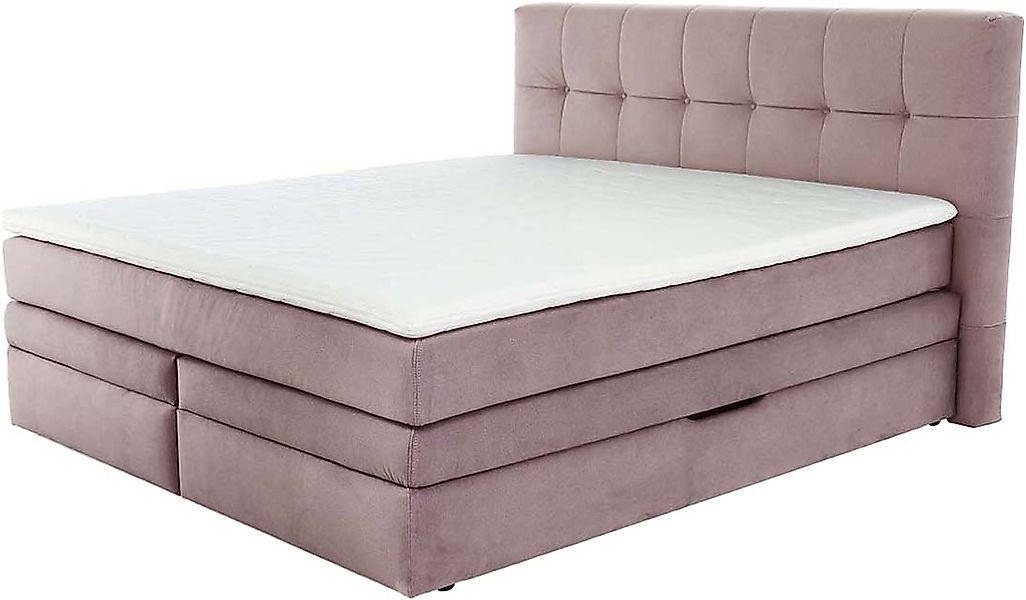 Jockenhöfer Gruppe Boxspringbett "Amy" mit Bettkasten und Kaltschaum-Topper günstig online kaufen