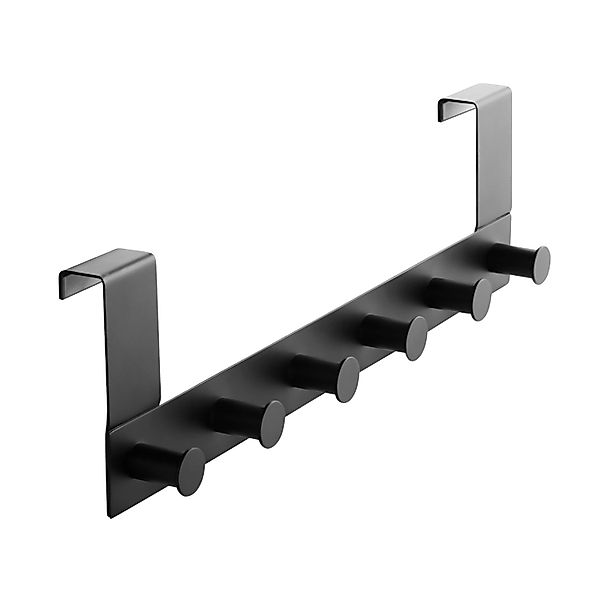 SOTECH Türgarderobe LINEA I Edelstahl Schwarz Matt mit 6 Haken für Türen mi günstig online kaufen