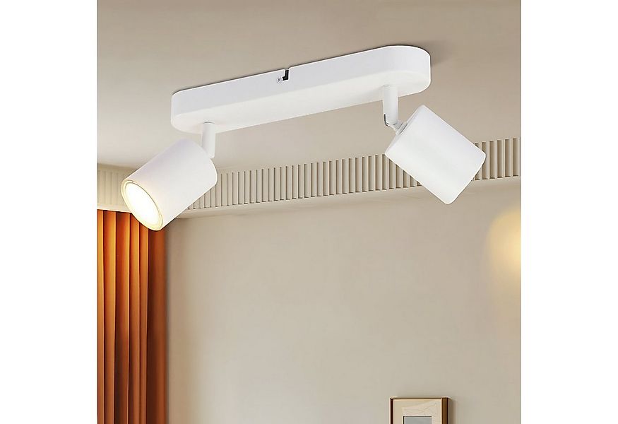 Nettlife LED Deckenstrahler 2/3/4 Flammig GU10 Weiß Deckenspot Wohnzimmer M günstig online kaufen