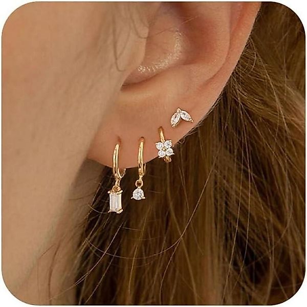 LuxusKollektion Schmuckset Ohrringe Silber 925 Gold günstig online kaufen