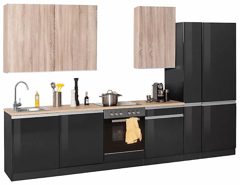 KOCHSTATION Küchenzeile "KS-Ohio", ohne E-Geräte, Breite 330 cm günstig online kaufen