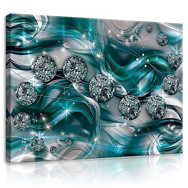 Wallarena Leinwandbild Abstrakt Modern Wandbild Leinwand günstig online kaufen