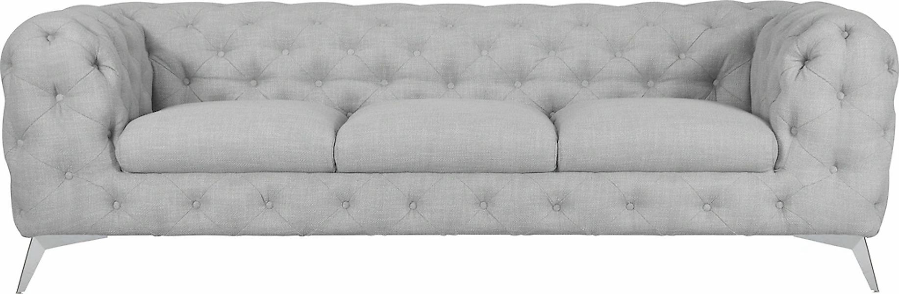 Home affaire Chesterfield-Sofa "Glynis" aufwändige Knopfheftung, moderne Ch günstig online kaufen