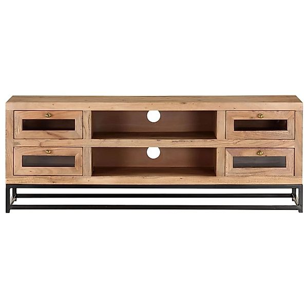 Tv-schrank 110x30x40 Cm Akazie Massivholz günstig online kaufen