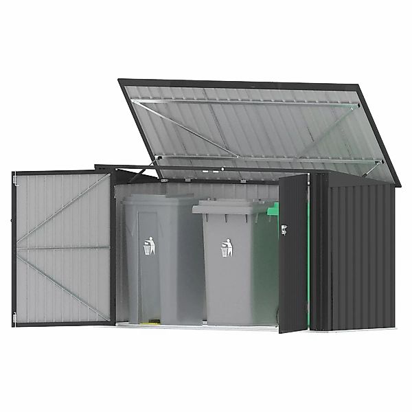 Tepro Universalbox Store Max 232,5 cm x 132 cm x 104,5 cm Anthrazit günstig online kaufen
