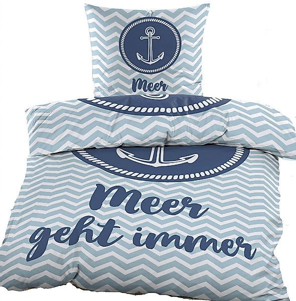 KH-Haushaltshandel Bettwäsche Renforce Bettwäsche, 135x200 + günstig online kaufen