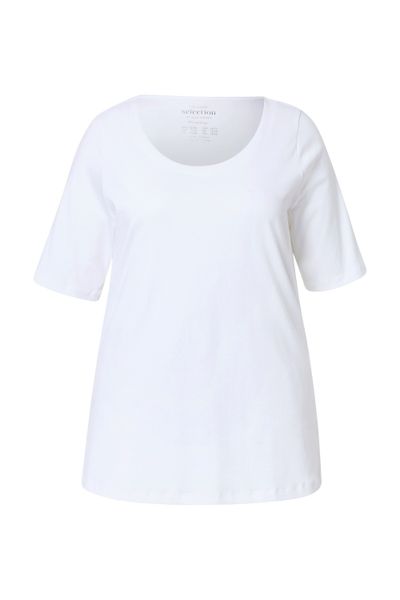 Ulla Popken T-Shirt Pima Cotton Shirt günstig online kaufen