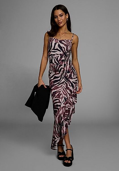 Laura Scott Sommerkleid mit Spagetti-Trägern und diagonalem Saumabschluss günstig online kaufen