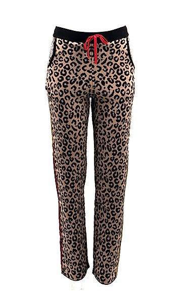 Passioni Strickhose mit Leomuster und Tunnelzug günstig online kaufen