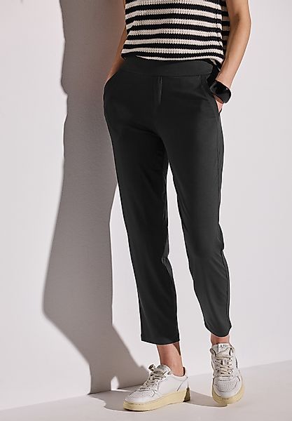 STREET ONE Stoffhose "Style Bonny", Sommerhose mit elastischem Bund günstig online kaufen