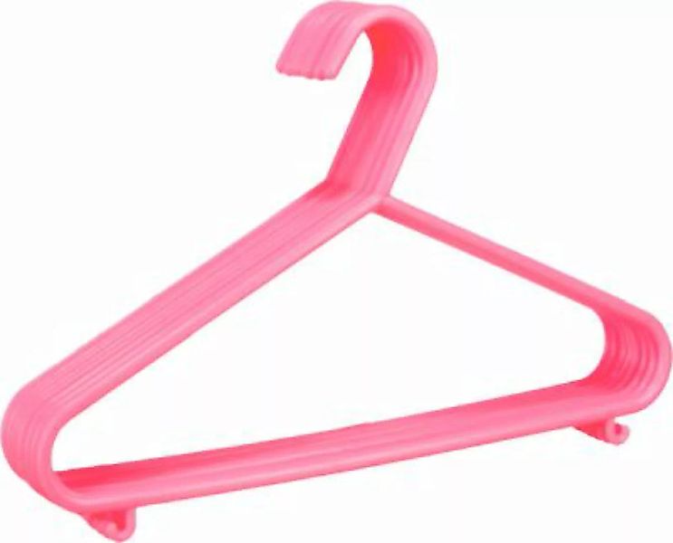 bieco 8er-Set Kinder-Kleiderbügel rosa günstig online kaufen