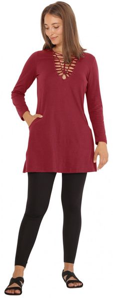 PUREWONDER Shirtkleid Langarm-Kleid A-Linien-Kleid dr9 Jersey günstig online kaufen