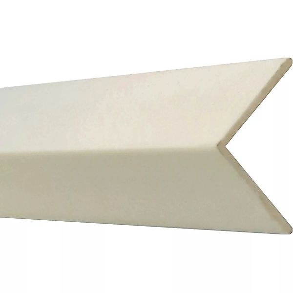 Winkelleiste Hartschaum Weiß 20 mm x 20 mm Länge 2500 mm günstig online kaufen