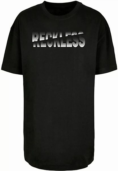 Merchcode T-Shirt Merchcode Damen Ladies Reckless Oversized Boyfriend Tee ( günstig online kaufen