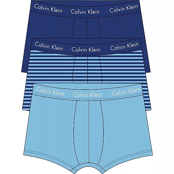 Calvin Klein Underwear Schwacher Anstieg Boxer 3 Einheiten S Hydrangea Blue günstig online kaufen