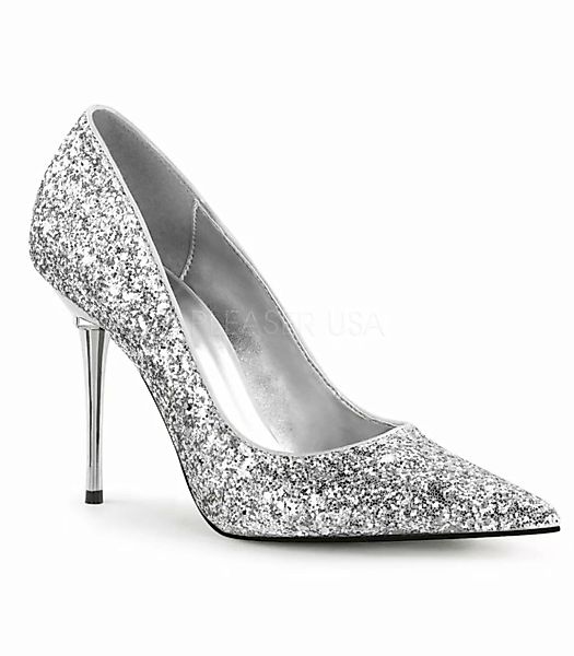 Stiletto Pumps APPEAL-20G - Glitter Silber (Schuhgröße: EUR 41) günstig online kaufen