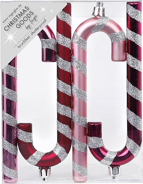 MAGIC by Inge Christbaumschmuck, Christbaumschmuck Zuckerstangen 14cm Kunst günstig online kaufen
