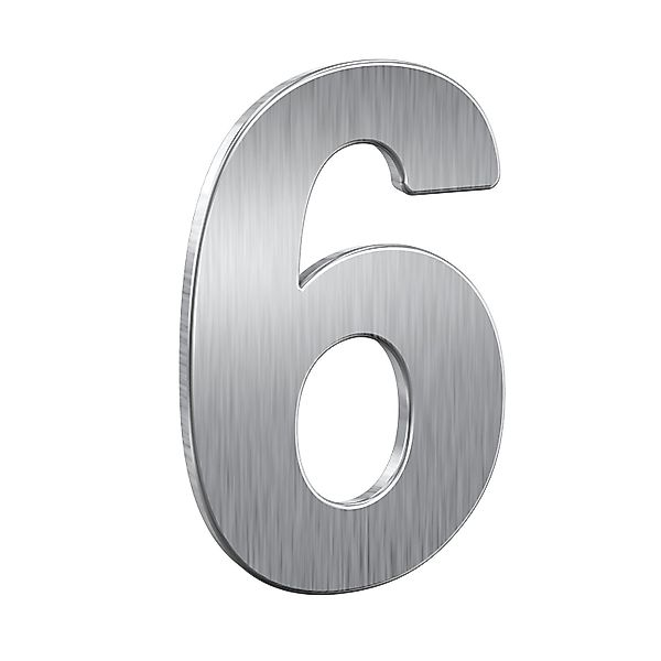 BASI Hausnummer, (Packung), aus Edelstahl, Wetterfest, Zahlen 0-9, Buchstab günstig online kaufen