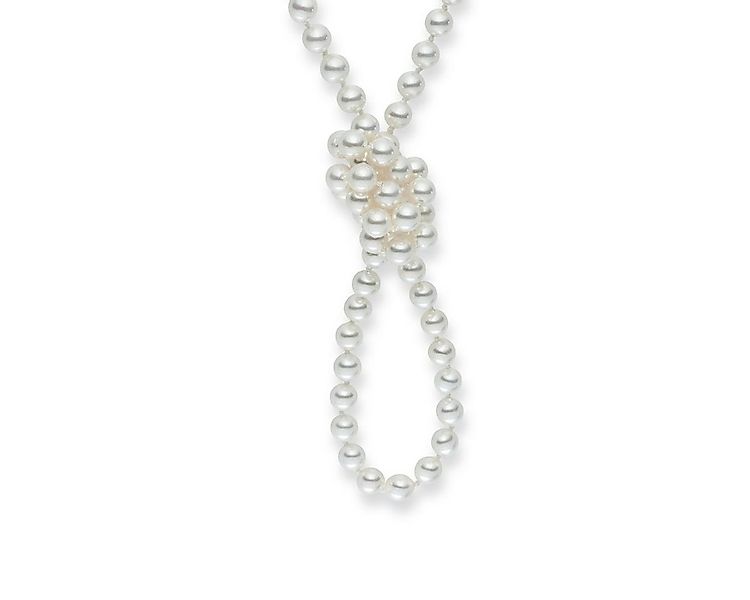 Lulu & Jane Perlenkette weiß günstig online kaufen