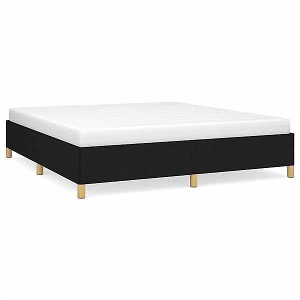 vidaXL Boxspringbett Schwarz 160x200 cm Stoff1376719 günstig online kaufen