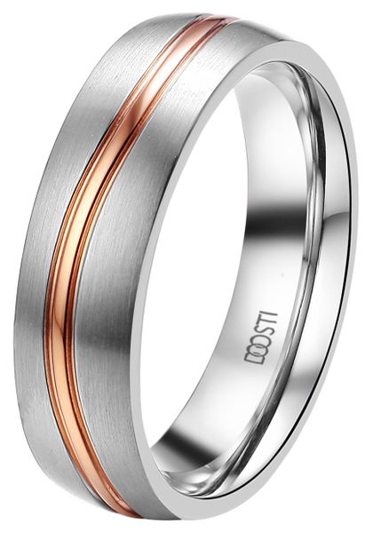 DOOSTI Trauring Schmuck Geschenk Edelstahl Trauring günstig online kaufen