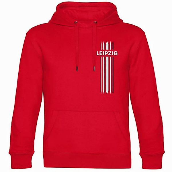 multifanshop Kapuzensweatshirt Leipzig - Streifen - Hoodie günstig online kaufen