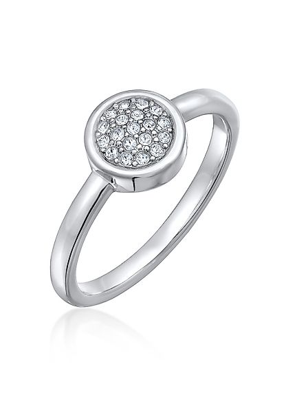 Elli Ring-Set Kristalle Elegant Solitäre Silberfarben günstig online kaufen