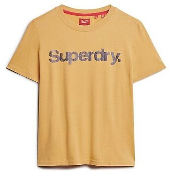 Superdry  T-Shirt T-shirt à logo métallisé femme  Core günstig online kaufen