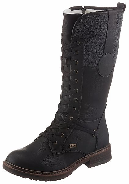 Rieker Schnürstiefel, Winterstiefel, Blockabsatz, Warmfutter, mit Tex-Ausst günstig online kaufen