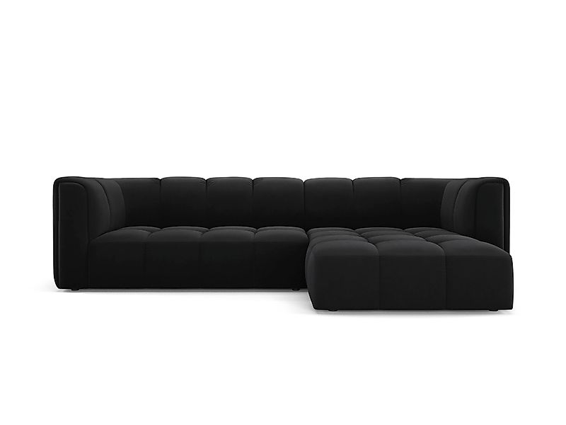 Milo Casa | Ecksofa Francesca Samt rechts 3-Sitzer günstig online kaufen