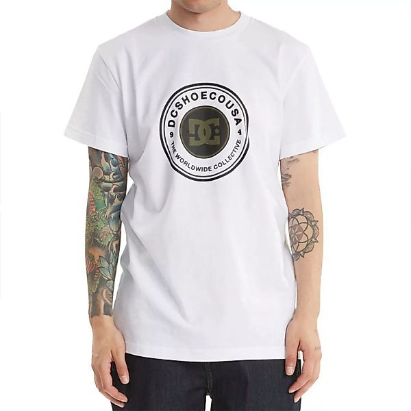 Dc Shoes Shoe Co Collective Kurzärmeliges T-shirt M White günstig online kaufen
